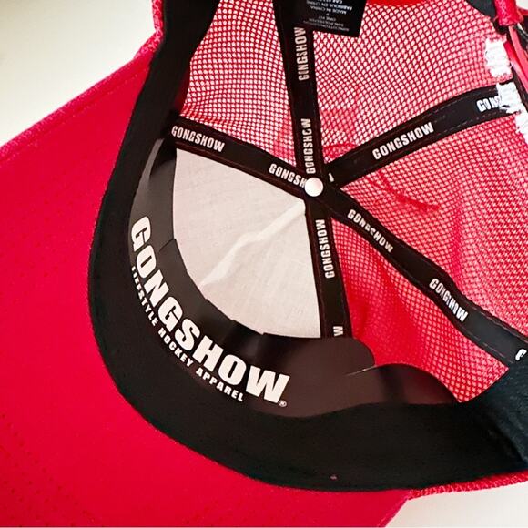 GONGSHOW GEAR | NEW Red ‘Youngblood’ Hockey SnapBack Adjustable Hat - Picture 9 of 9